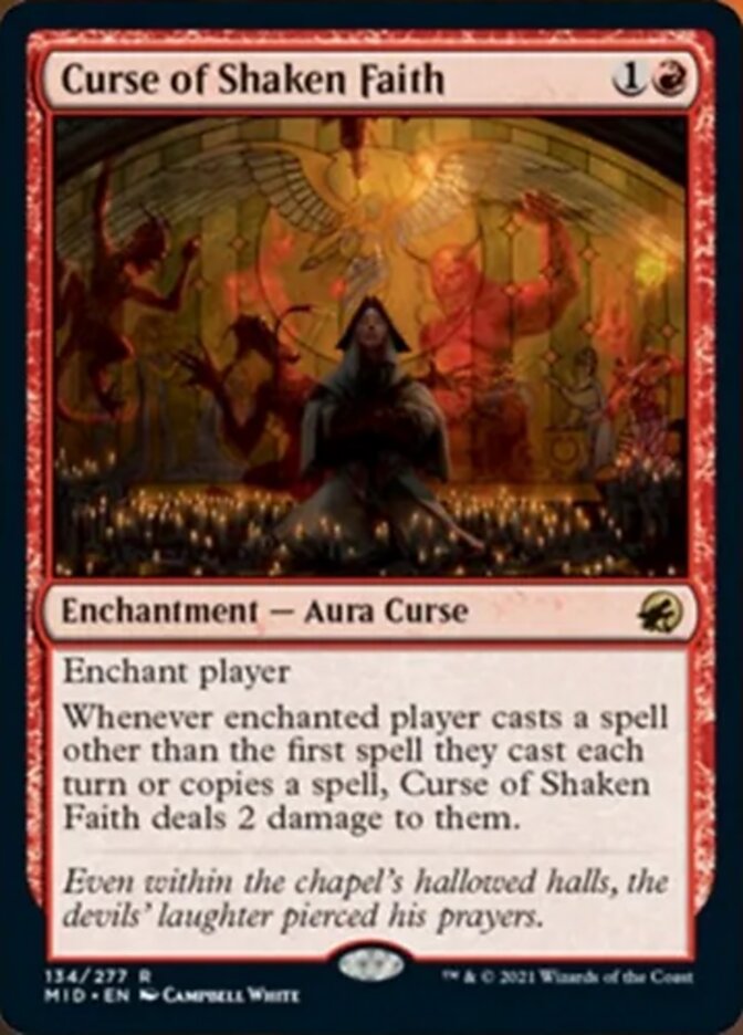 Curse of Shaken Faith [Innistrad: Midnight Hunt] - Magic: The Gathering - Card Brawlers | Quebec | Canada |