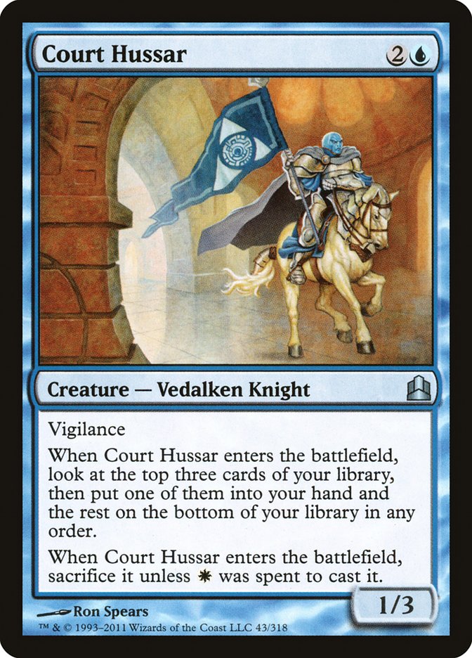 Court Hussar [Commander 2011] - Magic: The Gathering - Card Brawlers | Quebec | Canada |