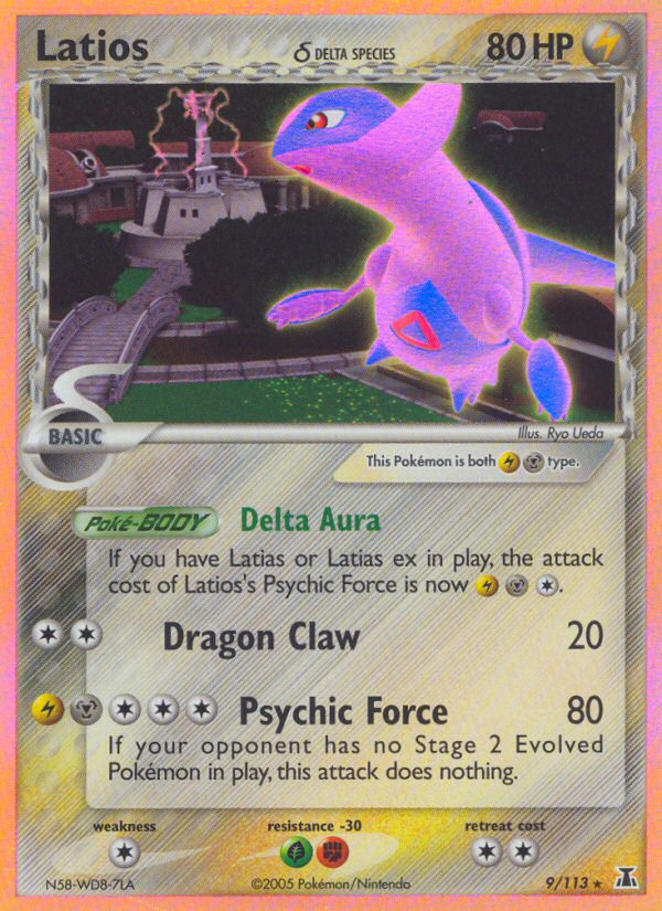Latios (9/113) (Delta Species) [EX: Delta Species] - Pokémon - Card Brawlers | Quebec | Canada |