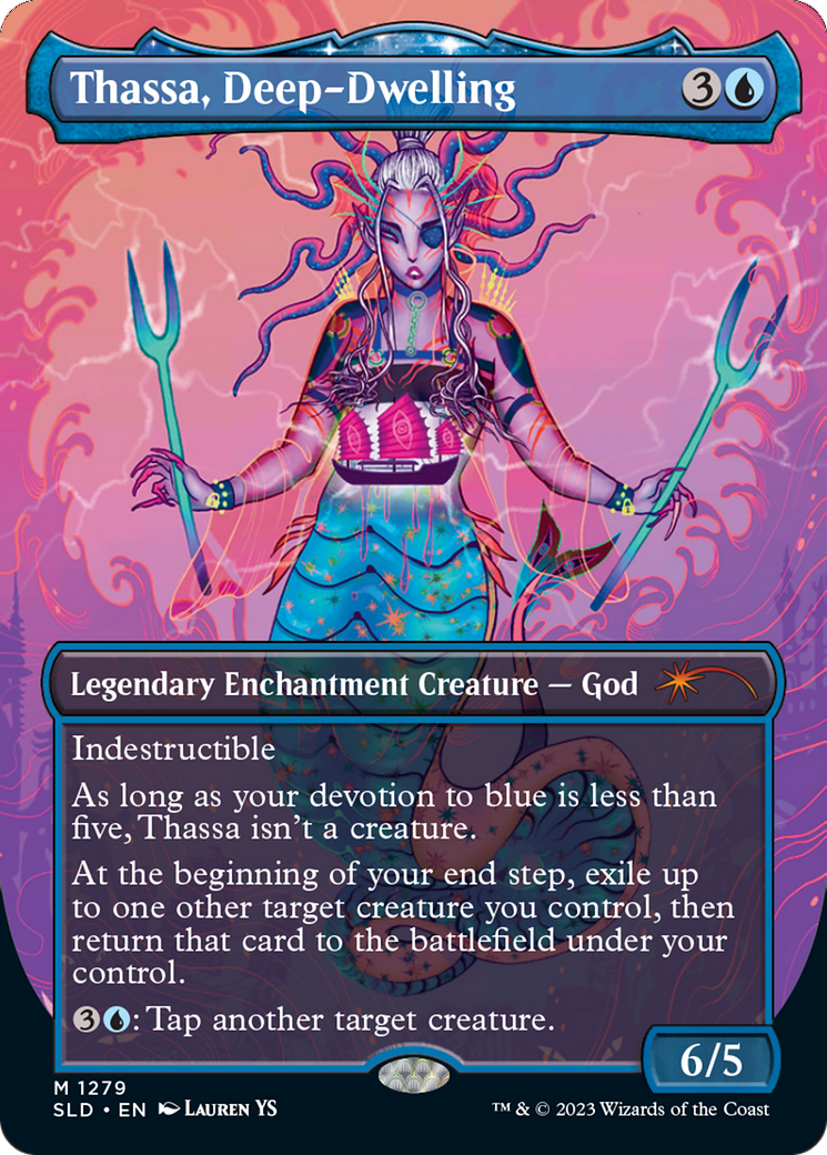 Thassa, Deep-Dwelling (Borderless) [Secret Lair Drop Series] - Magic: The Gathering - Card Brawlers | Quebec | Canada |