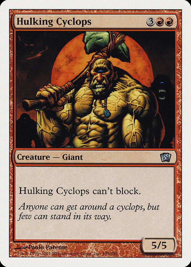 Hulking Cyclops [Eighth Edition] - Magic: The Gathering - Card Brawlers | Quebec | Canada |