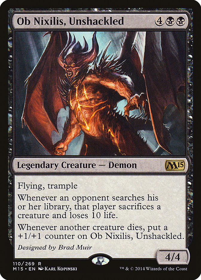 Ob Nixilis, Unshackled [Magic 2015] - Magic: The Gathering - Card Brawlers | Quebec | Canada |