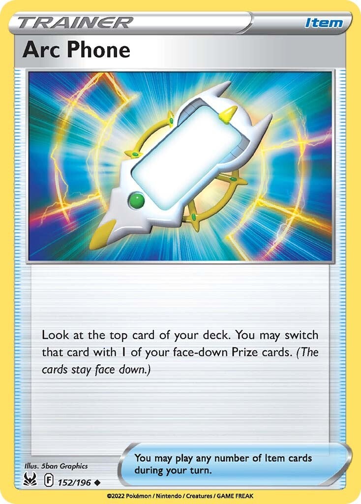 Arc Phone (152/196) [Sword & Shield: Lost Origin] - Pokémon - Card Brawlers | Quebec | Canada |
