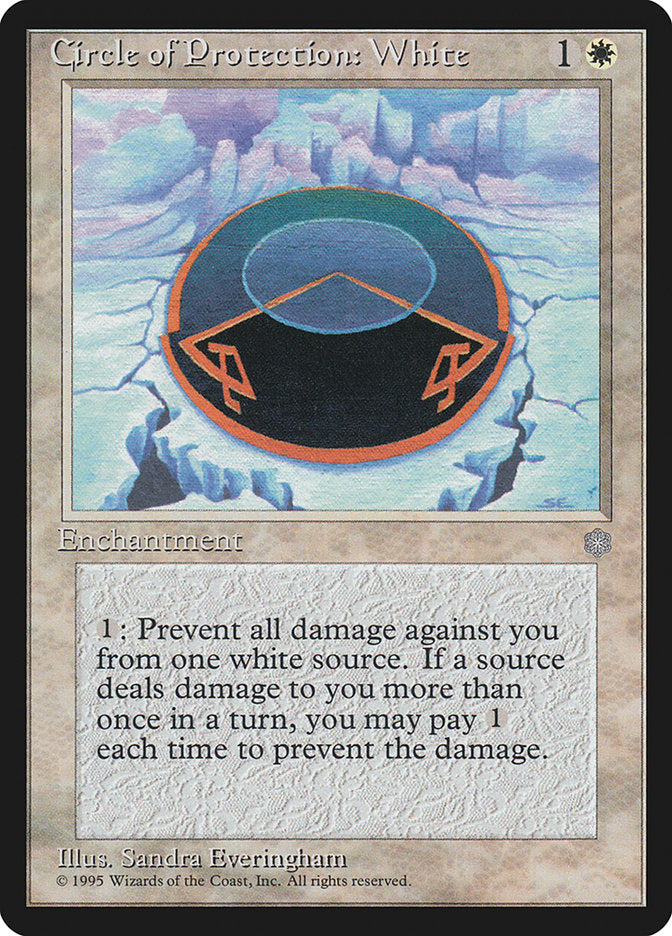 Circle of Protection: White [Ice Age] - Magic: The Gathering - Card Brawlers | Quebec | Canada |