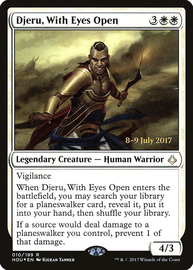 Djeru, With Eyes Open [Hour of Devastation Prerelease Promos] - Magic: The Gathering - Card Brawlers | Quebec | Canada |