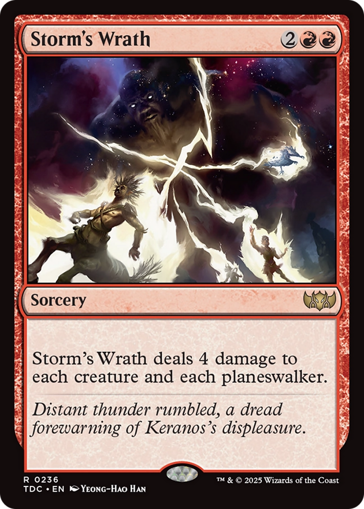 Storm's Wrath [Tarkir: Dragonstorm Commander] - Magic: The Gathering - Card Brawlers | Quebec | Canada |