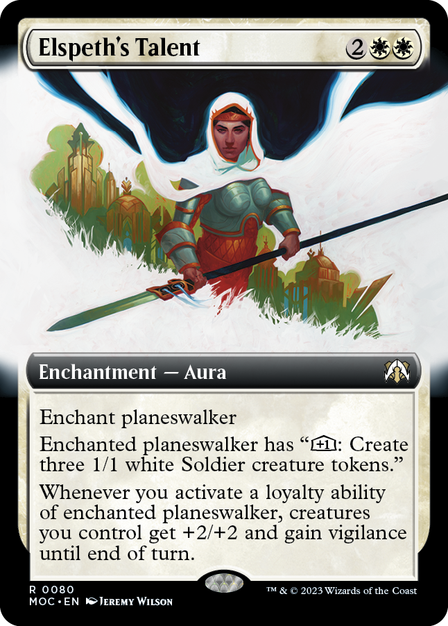 Elspeth's Talent (Extended Art) [March of the Machine Commander] - Magic: The Gathering - Card Brawlers | Quebec | Canada |
