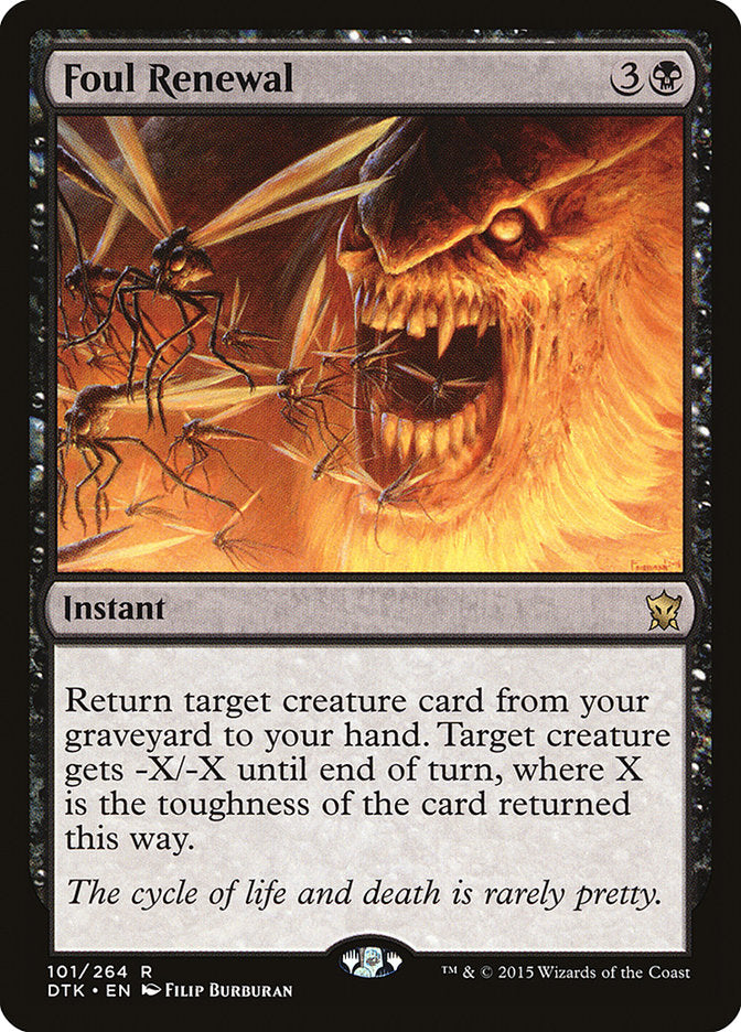 Foul Renewal [Dragons of Tarkir] - Magic: The Gathering - Card Brawlers | Quebec | Canada |
