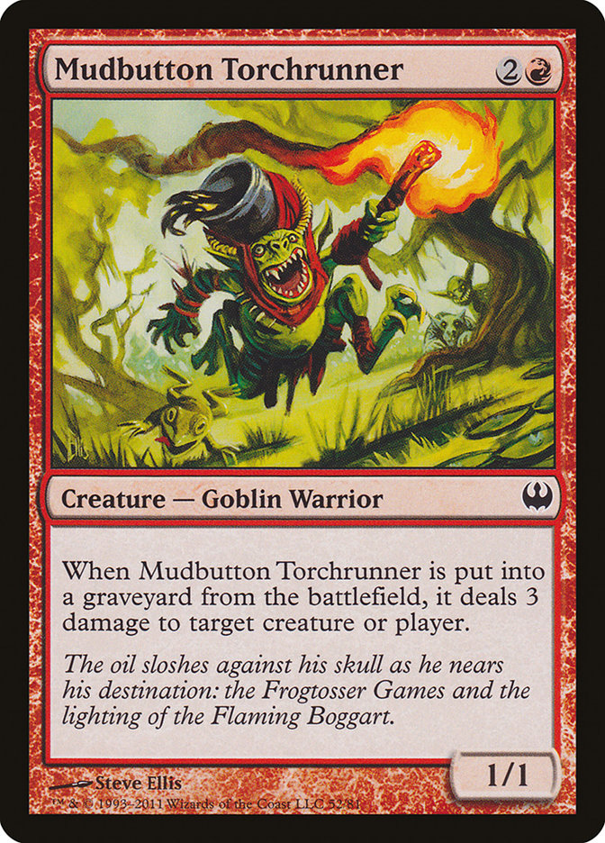 Mudbutton Torchrunner [Duel Decks: Knights vs. Dragons] - Magic: The Gathering - Card Brawlers | Quebec | Canada |