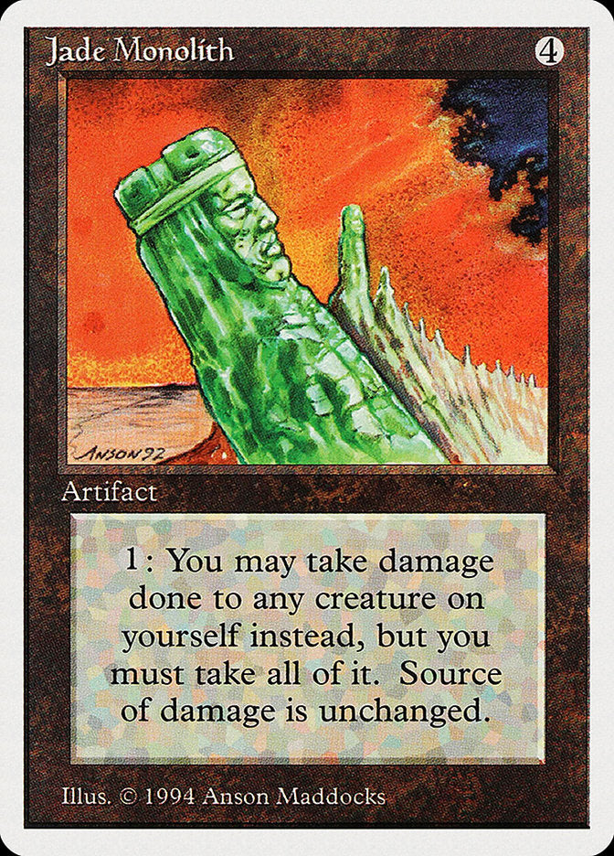 Jade Monolith [Summer Magic / Edgar] - Magic: The Gathering - Card Brawlers | Quebec | Canada |