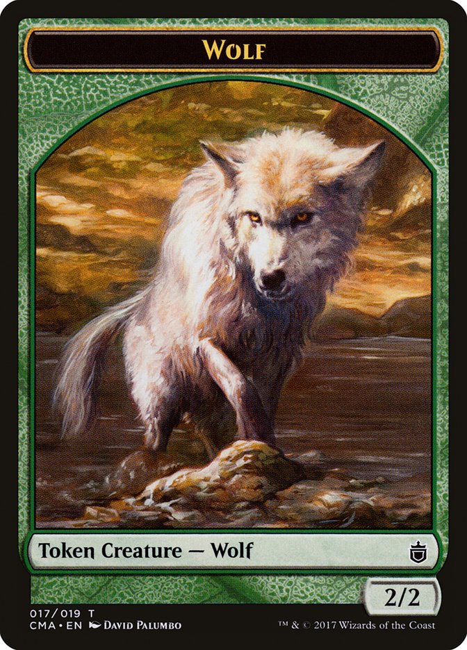 Wolf Token (017/019) [Commander Anthology Tokens] - Magic: The Gathering - Card Brawlers | Quebec | Canada |