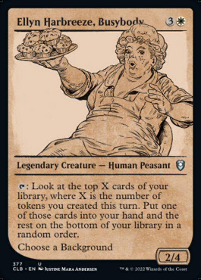 Ellyn Harbreeze, Busybody (Showcase) [Commander Legends: Battle for Baldur's Gate] - Magic: The Gathering - Card Brawlers | Quebec | Canada |