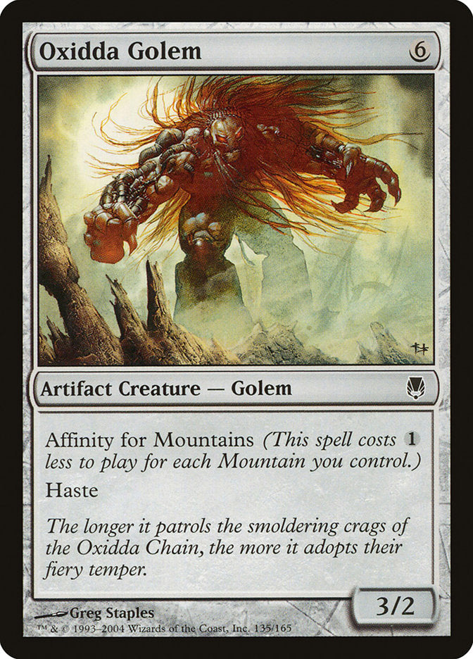 Oxidda Golem [Darksteel] - Magic: The Gathering - Card Brawlers | Quebec | Canada |