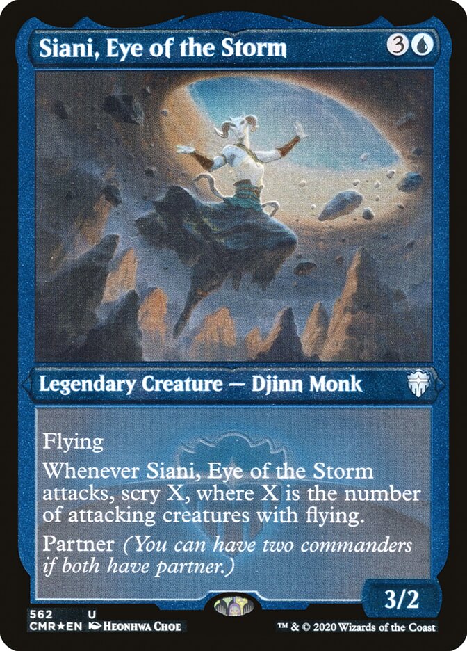 Siani, Eye of the Storm (Etched) [Commander Legends] - Magic: The Gathering - Card Brawlers | Quebec | Canada |