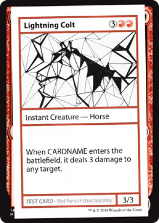 Lightning Colt (2021 Edition) [Mystery Booster Playtest Cards] - Magic: The Gathering - Card Brawlers | Quebec | Canada |