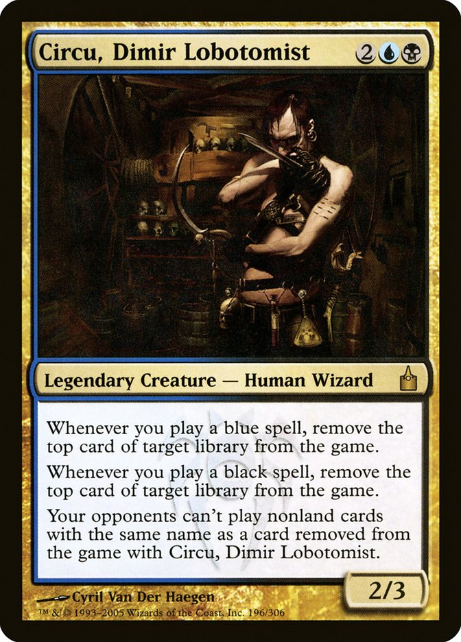 Circu, Dimir Lobotomist [Ravnica: City of Guilds] - Magic: The Gathering - Card Brawlers | Quebec | Canada |