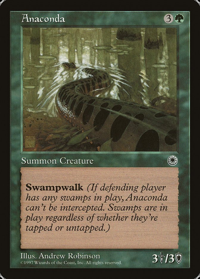 Anaconda (No Flavor Text) [Portal] - Magic: The Gathering - Card Brawlers | Quebec | Canada |