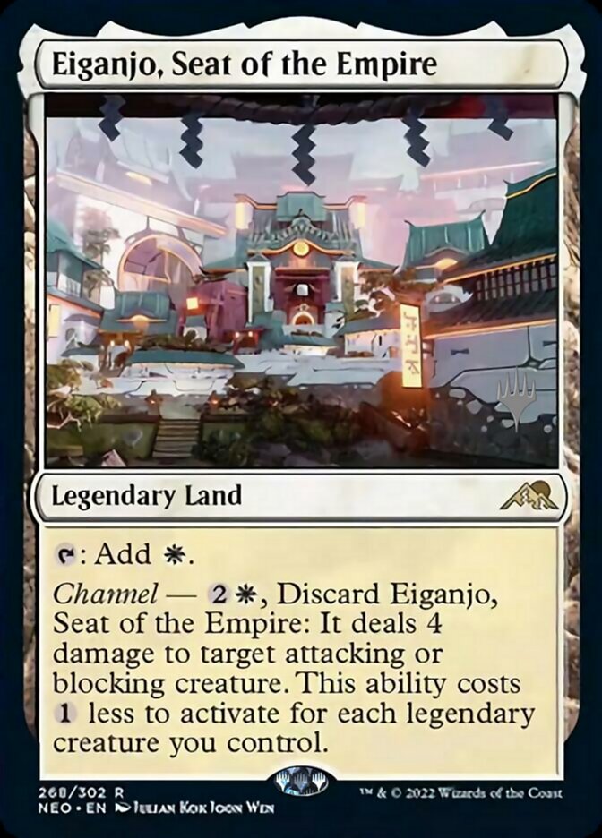 Eiganjo, Seat of the Empire (Promo Pack) [Kamigawa: Neon Dynasty Promos] - Magic: The Gathering - Card Brawlers | Quebec | Canada |