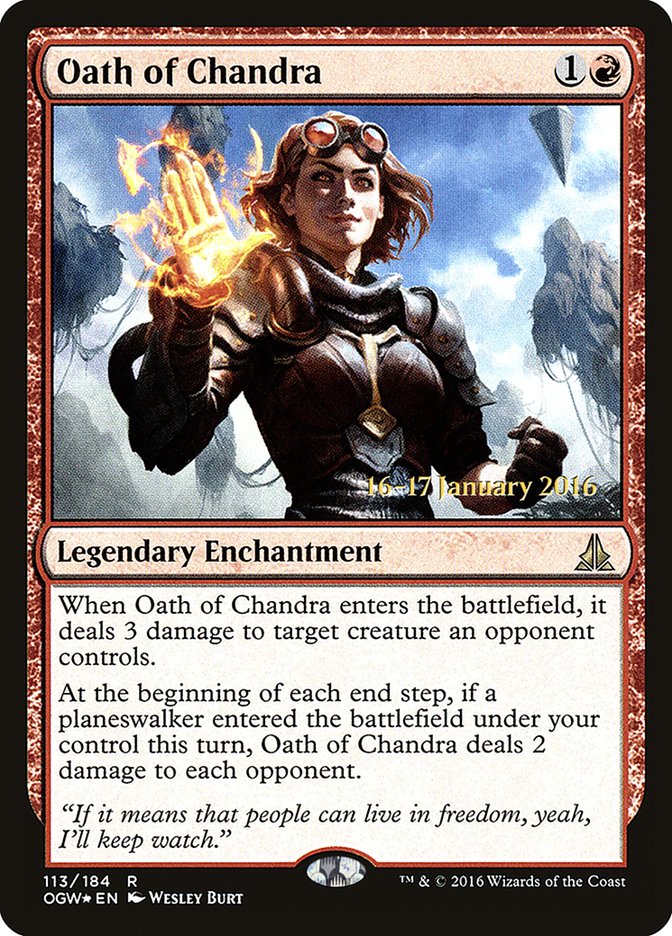 Oath of Chandra [Oath of the Gatewatch Prerelease Promos] - Magic: The Gathering - Card Brawlers | Quebec | Canada |