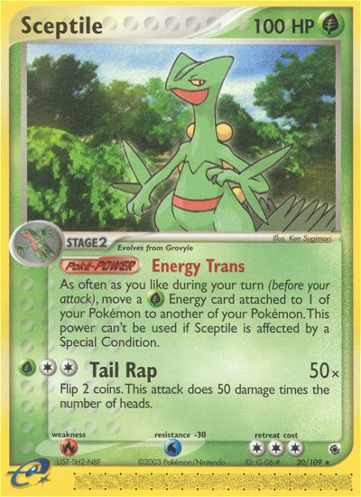 Sceptile (20/109) [EX: Ruby & Sapphire] - Pokémon - Card Brawlers | Quebec | Canada |
