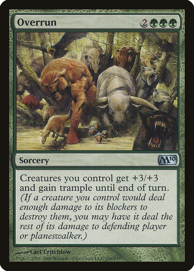 Overrun [Magic 2010] - Magic: The Gathering - Card Brawlers | Quebec | Canada |