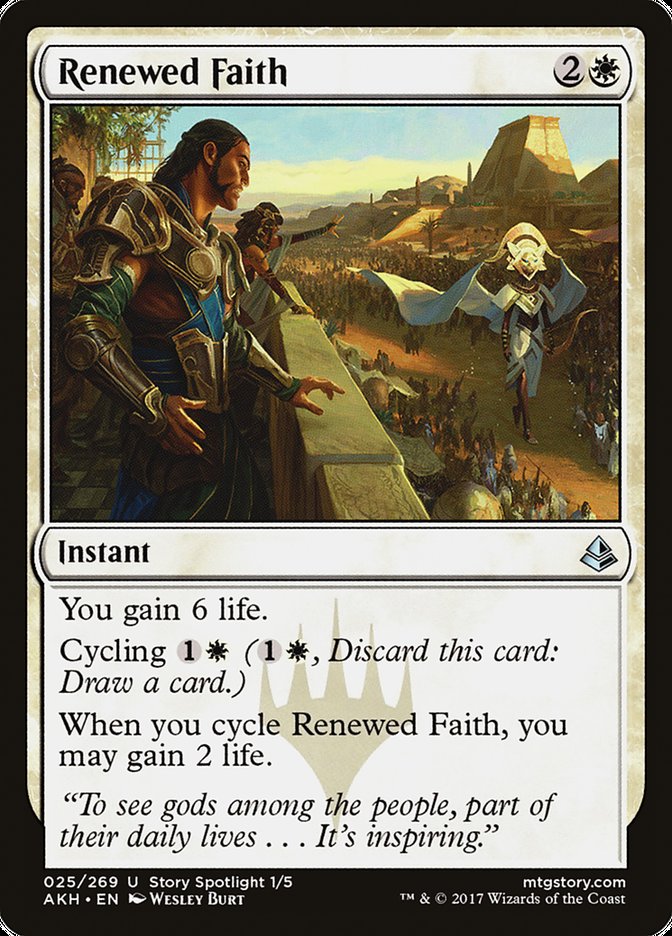 Renewed Faith [Amonkhet] - Magic: The Gathering - Card Brawlers | Quebec | Canada |