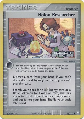 Holon Researcher (95/113) (Stamped) [EX: Delta Species] - Pokémon - Card Brawlers | Quebec | Canada |