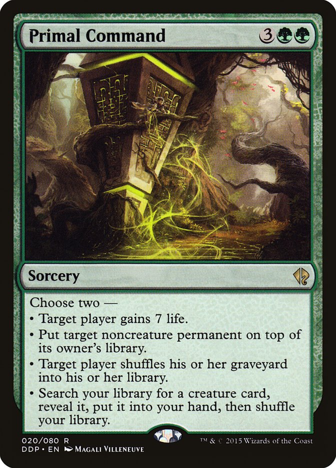 Primal Command [Duel Decks: Zendikar vs. Eldrazi] - Magic: The Gathering - Card Brawlers | Quebec | Canada |