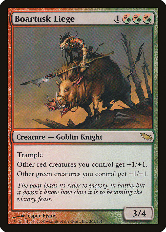 Boartusk Liege [Shadowmoor] - Magic: The Gathering - Card Brawlers | Quebec | Canada |