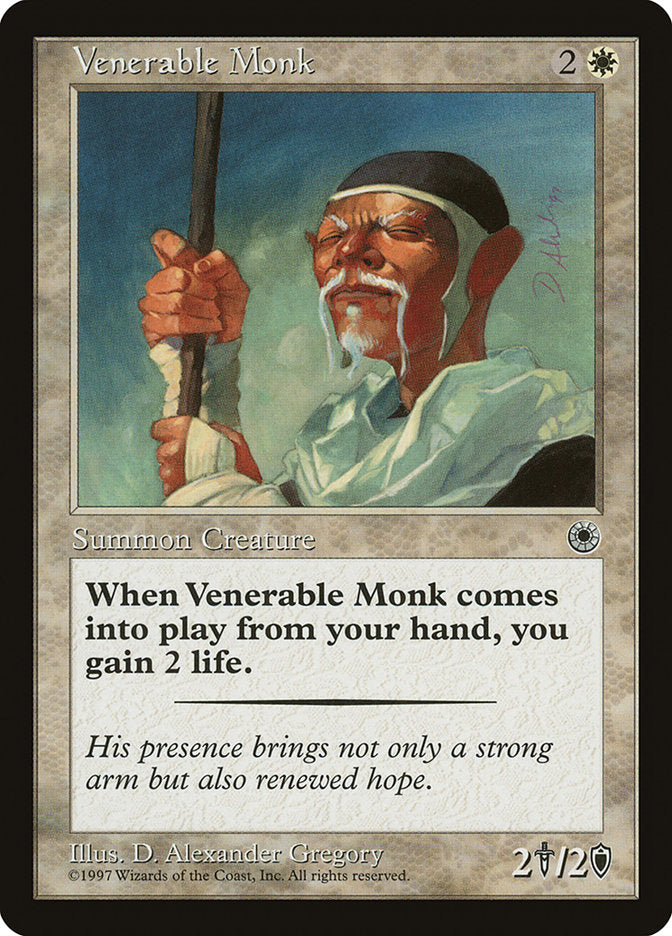 Venerable Monk [Portal] - Magic: The Gathering - Card Brawlers | Quebec | Canada |
