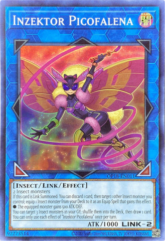 Inzektor Picofalena [OP18-EN011] Super Rare - Yu-Gi-Oh! - Card Brawlers | Quebec | Canada |