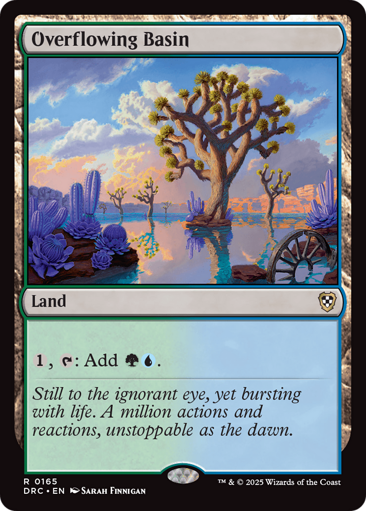 Overflowing Basin [Aetherdrift Commander] - Magic: The Gathering - Card Brawlers | Quebec | Canada |