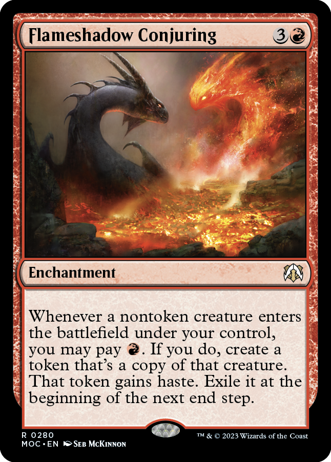 Flameshadow Conjuring [March of the Machine Commander] - Magic: The Gathering - Card Brawlers | Quebec | Canada |