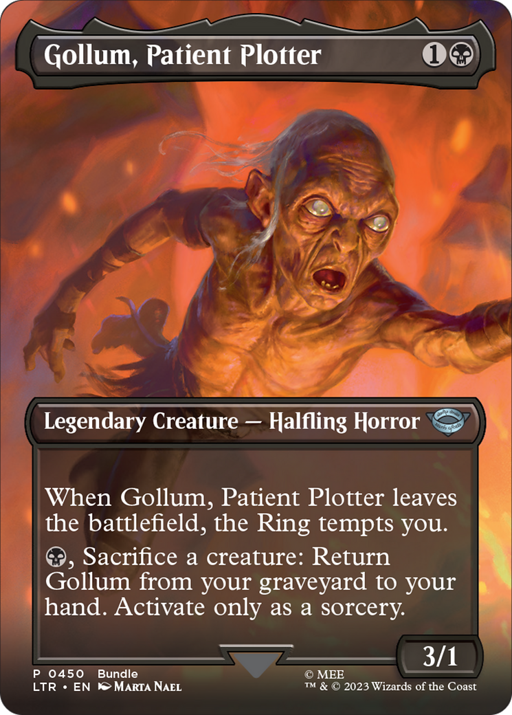 Gollum, Patient Plotter (Borderless Alternate Art) [The Lord of the Rings: Tales of Middle-Earth] - Magic: The Gathering - Card Brawlers | Quebec | Canada |