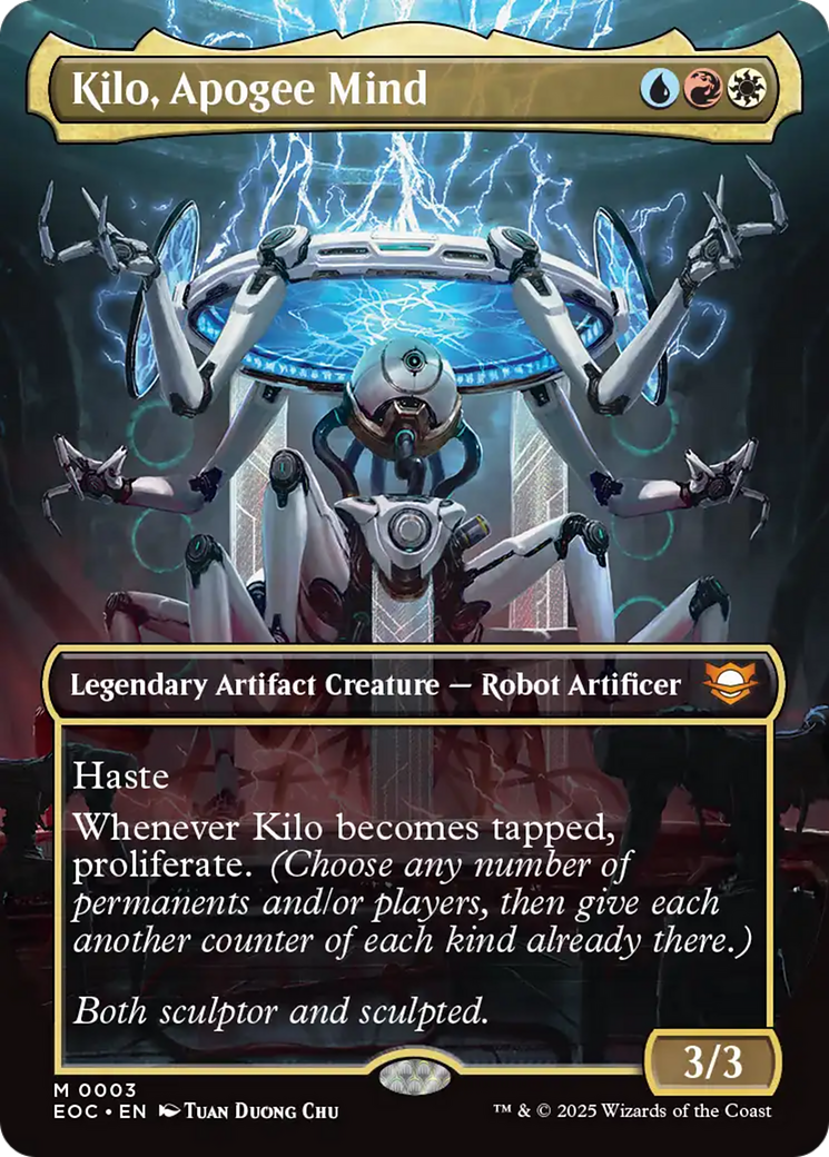 Kilo, Apogee Mind (Borderless) [Edge of Eternities Commander] - Magic: The Gathering - Card Brawlers | Quebec | Canada |