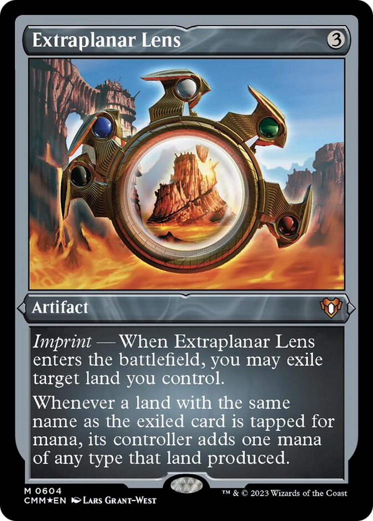 Extraplanar Lens (Foil Etched) [Commander Masters] - Magic: The Gathering - Card Brawlers | Quebec | Canada |