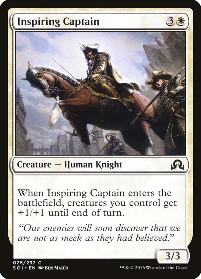 Inspiring Captain [Shadows over Innistrad] - Magic: The Gathering - Card Brawlers | Quebec | Canada |