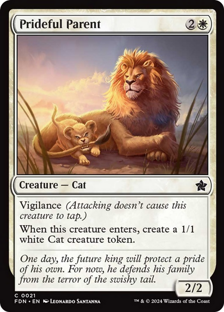 Prideful Parent [Foundations] - Magic: The Gathering - Card Brawlers | Quebec | Canada |