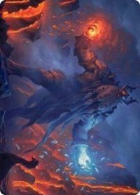 Aegar, the Freezing Flame Art Card [Kaldheim Art Series] - Card Brawlers