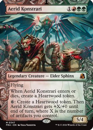 Aerid Konstrari (Showcase) (0347) (FRA-347) - Reality Fracture - Card Brawlers