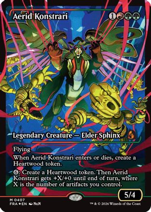 Aerid Konstrari (Showcase) (0407) (FRA-407) - Reality Fracture Foil - Card Brawlers