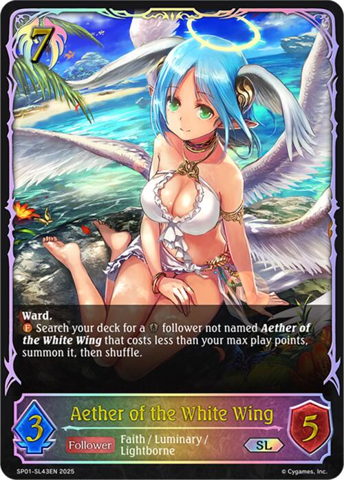 Aether of the White Wing (SL) (SP01 - SL43EN) [Seaside Memories] - Card Brawlers