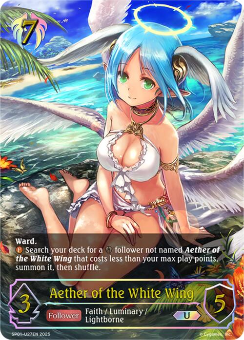 Aether of the White Wing (U) (SP01 - U27EN) [Seaside Memories] - Card Brawlers