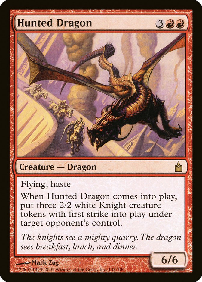 Hunted Dragon [Ravnica: City of Guilds] - Magic: The Gathering - Card Brawlers | Quebec | Canada |