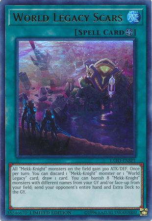 World Legacy Scars (Sneak Peek) [EXFO-ENSP1] Ultra Rare - Yu-Gi-Oh! - Card Brawlers | Quebec | Canada |