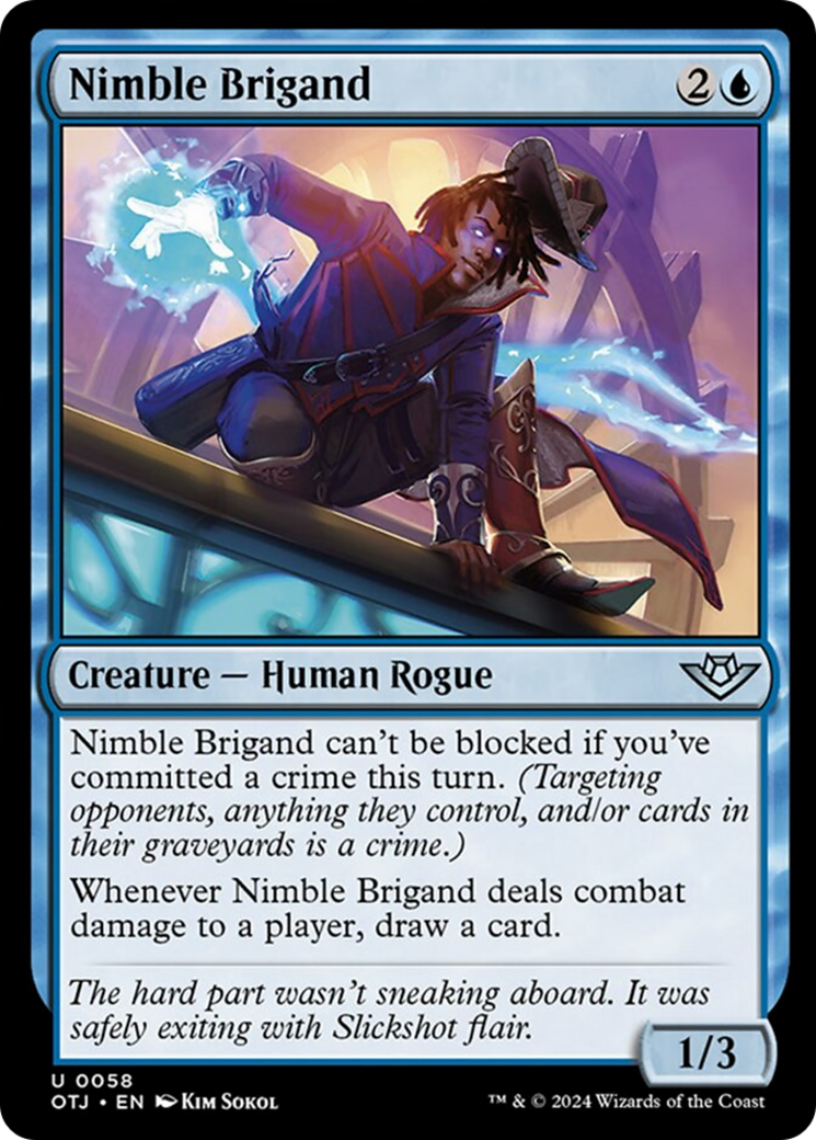 Nimble Brigand [Outlaws of Thunder Junction] - Magic: The Gathering - Card Brawlers | Quebec | Canada |