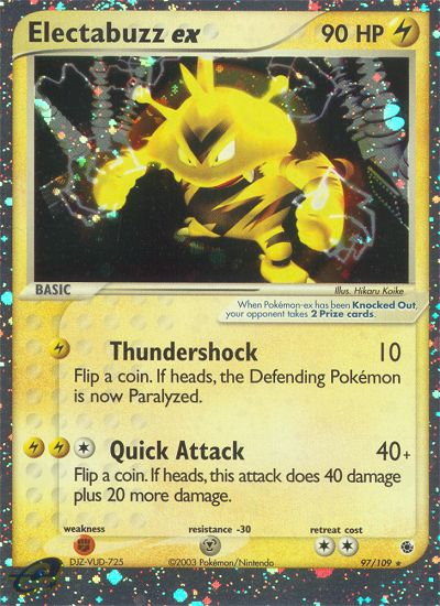 Electabuzz ex (97/109) [EX: Ruby & Sapphire] - Pokémon - Card Brawlers | Quebec | Canada |