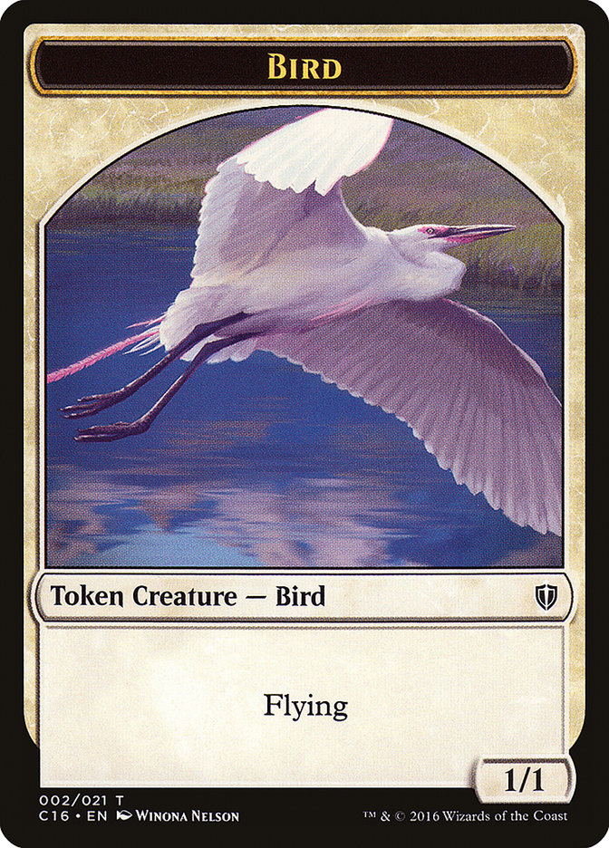 Bird (002) // Saproling (016) Double-Sided Token [Commander 2016 Tokens] - Magic: The Gathering - Card Brawlers | Quebec | Canada |