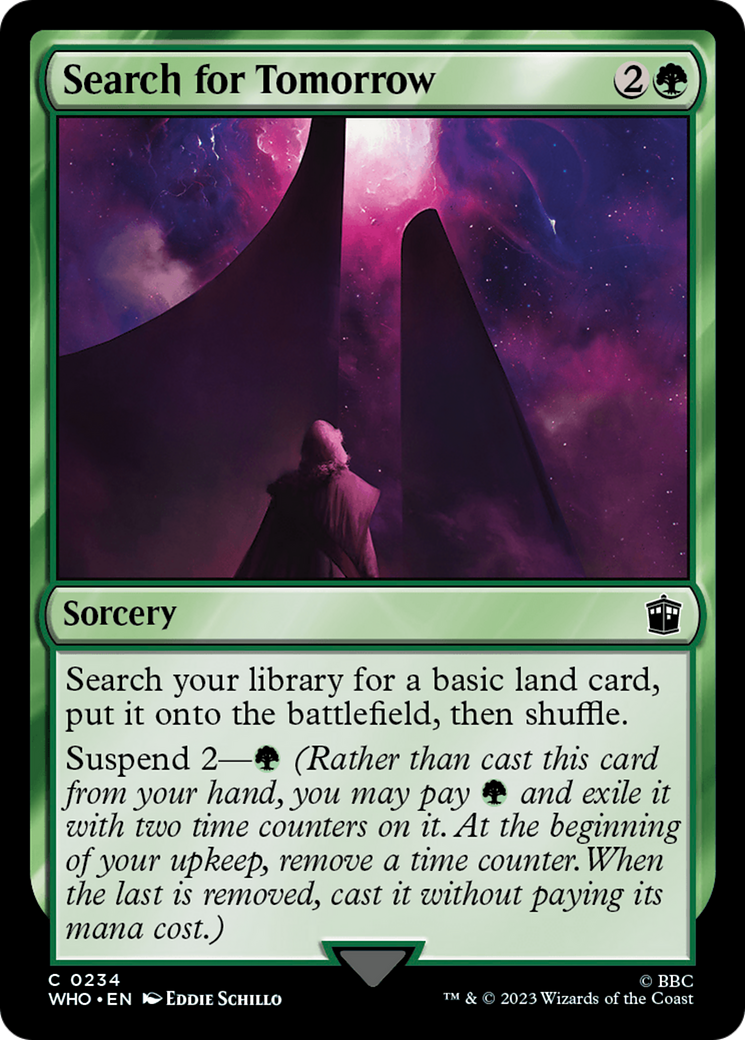 Search for Tomorrow [Doctor Who] - Magic: The Gathering - Card Brawlers | Quebec | Canada |