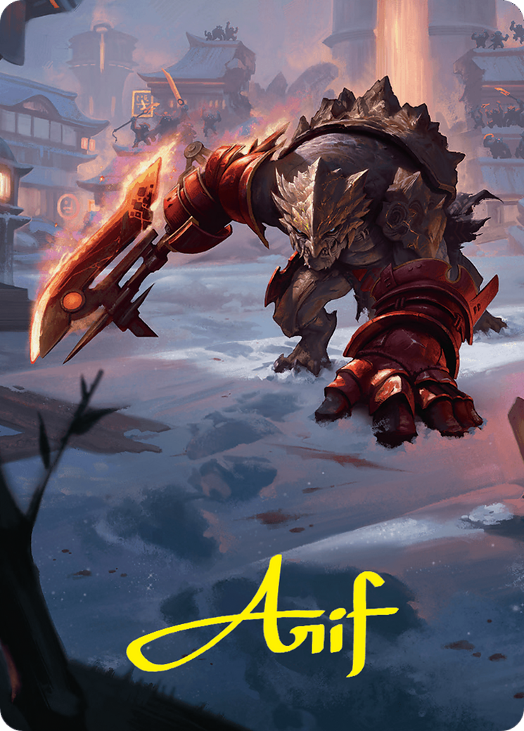 Searslicer Goblin Art Card (39/54) (Gold-Stamped Signature) [Foundations Art Series] - Magic: The Gathering - Card Brawlers | Quebec | Canada |